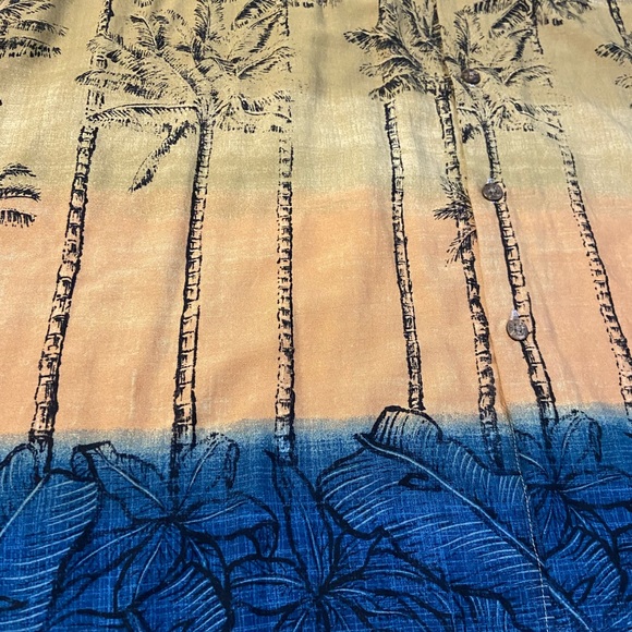 😎 90’s vintage cool fade pattern button-up shirt XXL - Picture 2 of 3